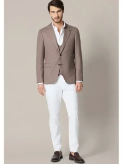 Lancerto Marynarka Tricarico MA131126000019 Brązowy Regular Fit