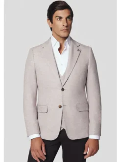 Lancerto Marynarka Valdena MA131224000010 Beżowy Slim Fit