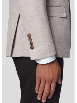 Lancerto Marynarka Valdena MA131224000010 Beżowy Slim Fit