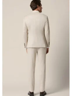 Lancerto Marynarka Vigoleno MA131126000002 Beżowy Regular Fit