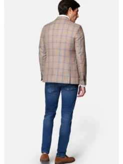 Lancerto Marynarka Vinton MA131124000018 Beżowy Slim Fit