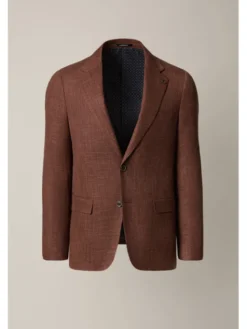 Lancerto Marynarka Volterra MA131126000017 Brązowy Slim Fit