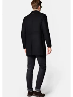Lancerto Płaszcz wełniany Brekstad PC073223000013 Czarny Regular Fit
