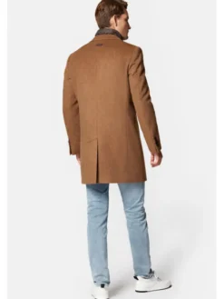 Lancerto Płaszcz wełniany Norfolk PC073223000007 Brązowy Regular Fit