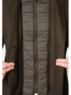 Lancerto Płaszcz wełniany Wolfsburg KU054222000013 Zielony Regular Fit