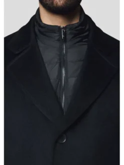 Lancerto Płaszcz zimowy Berno KU073224000003 Czarny Regular Fit