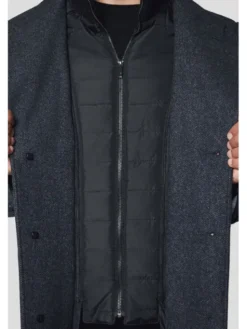 Lancerto Płaszcz zimowy Ebikon KU073224000006 Szary Regular Fit
