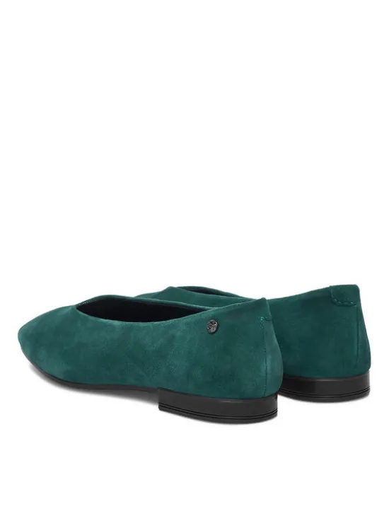 Lasocki Baleriny CEO-RST-ROMI-67W Zielony ciemny