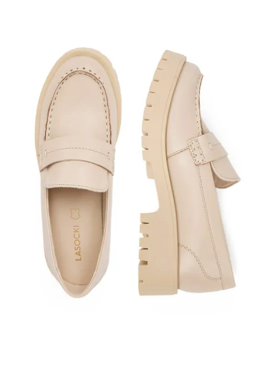 Lasocki Loafersy ARC-BEA-02 Beżowy