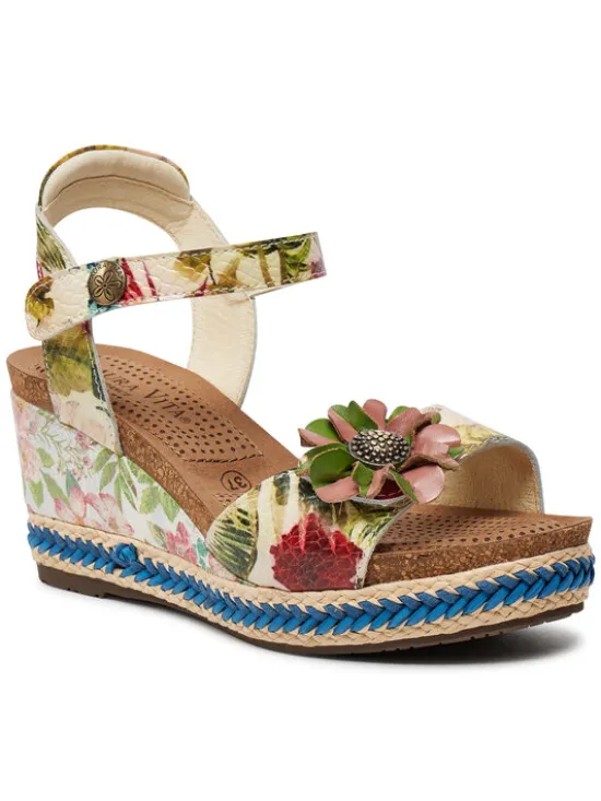 Laura Vita Espadryle Facyo 80 Beżowy