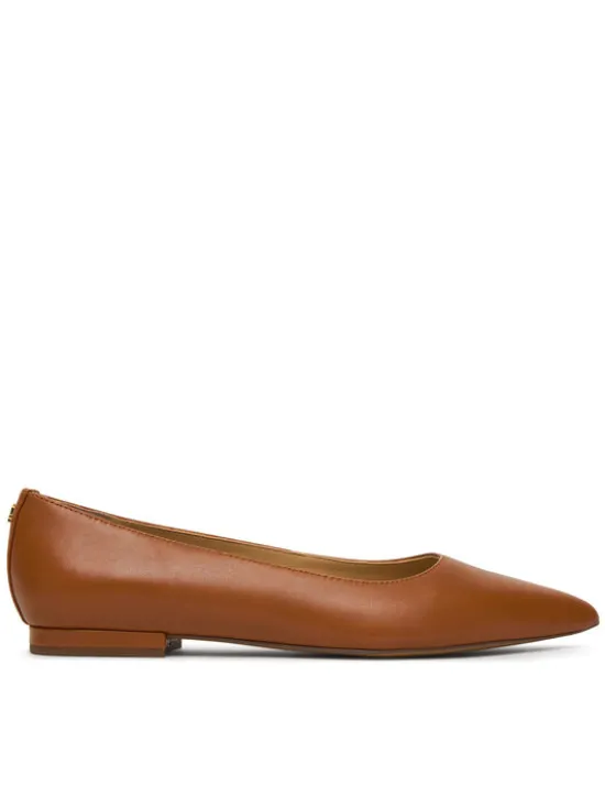 LAUREN RALPH LAUREN Baleriny Londyn 802P09039002 Brązowy