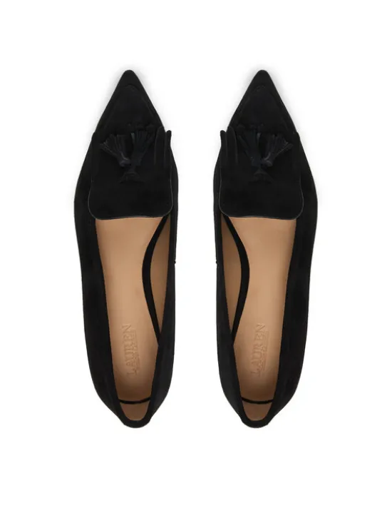 LAUREN RALPH LAUREN Baleriny 802P04175001 Czarny