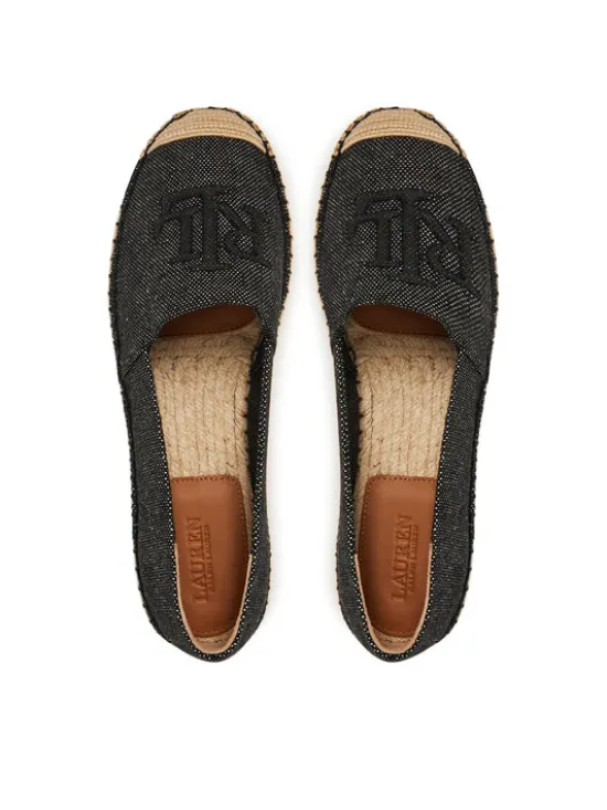 LAUREN RALPH LAUREN Espadryle Cameryn 802962171005 Czarny
