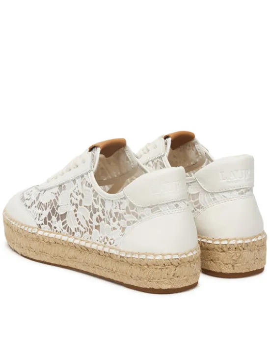 LAUREN RALPH LAUREN Espadryle 802P10496001 Biały