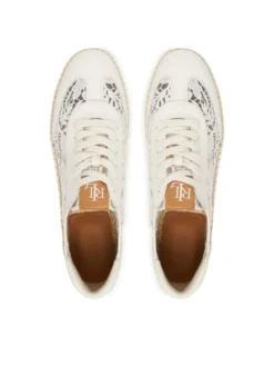 LAUREN RALPH LAUREN Espadryle 802P10496001 Biały