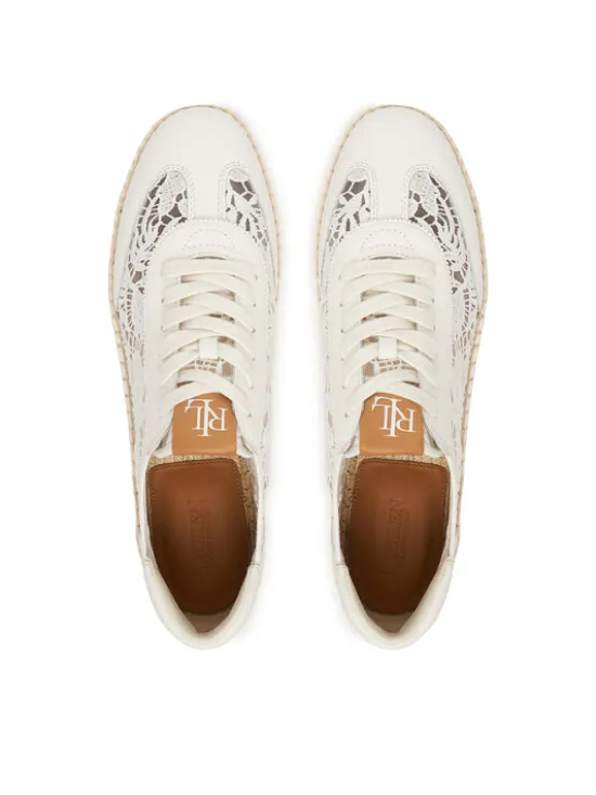 LAUREN RALPH LAUREN Espadryle 802P10496001 Biały