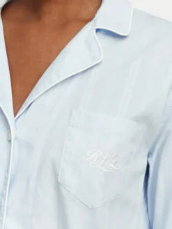 LAUREN RALPH LAUREN Koszula nocna ILN32507 Niebieski jasny Relaxed Fit