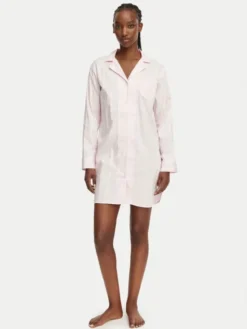 LAUREN RALPH LAUREN Koszula nocna ILN32507 Różowy jasny Relaxed Fit