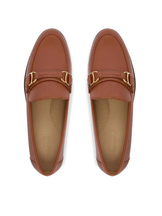 LAUREN RALPH LAUREN Loafersy 802P02121002 Brązowy