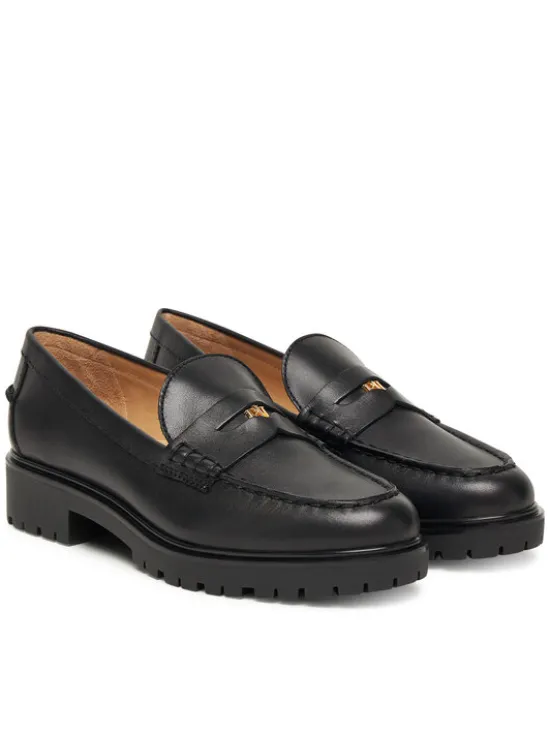 LAUREN RALPH LAUREN Mokasyny Marli 802967752001 Czarny
