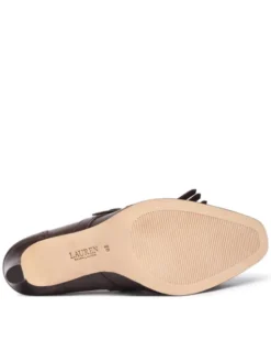 LAUREN RALPH LAUREN Półbuty Colleen Perforated Calfskin Kiltie Pump 802P02364004 Brązowy ciemny
