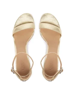 LAUREN RALPH LAUREN Sandały Allie Mid 802978207002 Złoty