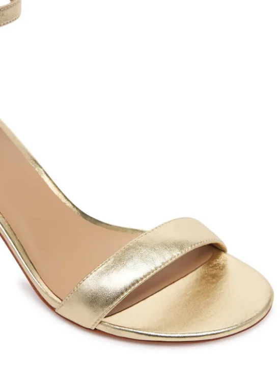 LAUREN RALPH LAUREN Sandały Allie Mid 802978207002 Złoty