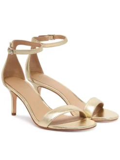 LAUREN RALPH LAUREN Sandały Allie Mid 802978207002 Złoty