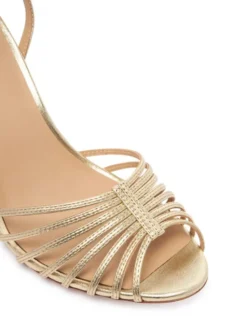 LAUREN RALPH LAUREN Sandały 802P15739001 Złoty