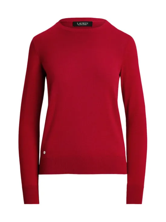 LAUREN RALPH LAUREN Sweter 200919114016 Czerwony Slim Fit