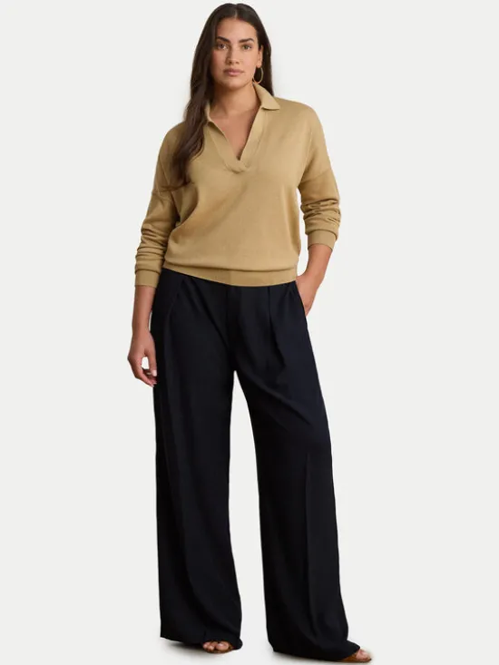 LAUREN RALPH LAUREN Sweter 200P14056004 Beżowy Regular Fit