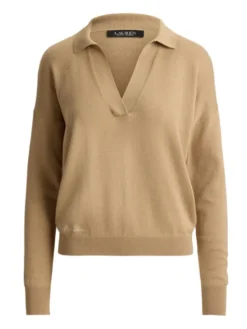 LAUREN RALPH LAUREN Sweter 200P14056004 Beżowy Regular Fit