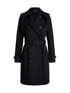 LAUREN RALPH LAUREN Trencz 297967122003 Granatowy Regular Fit