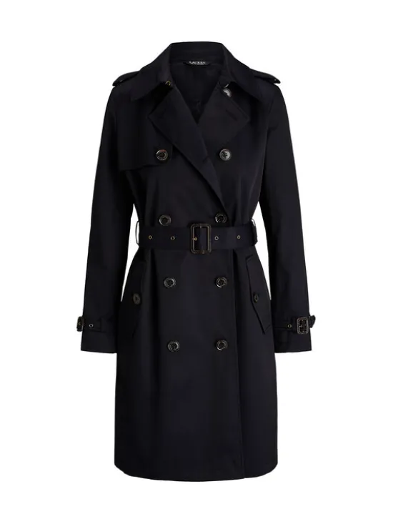 LAUREN RALPH LAUREN Trencz 297967122003 Granatowy Regular Fit