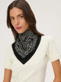 LEBRAND Chusta Bandana Czarny