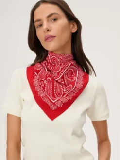 LEBRAND Chusta Bandana Czerwony