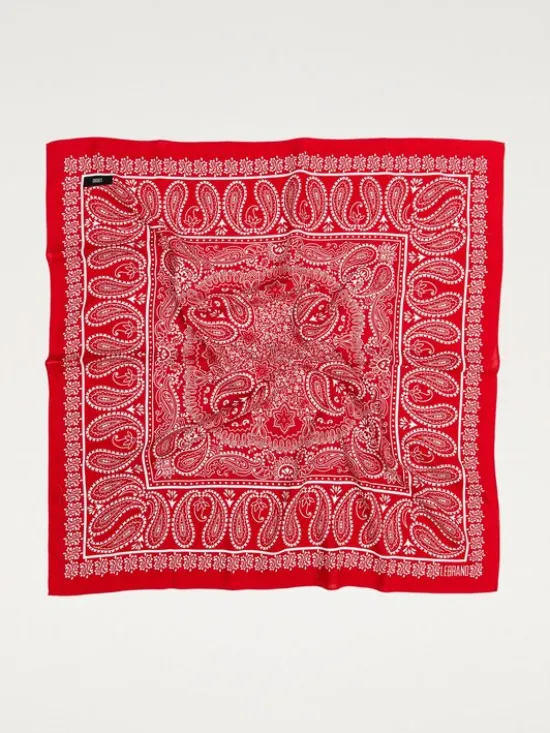 LEBRAND Chusta Bandana Czerwony