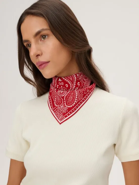 LEBRAND Chusta Bandana mini Czerwony