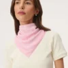 LEBRAND Chusta Bandana Różowy jasny