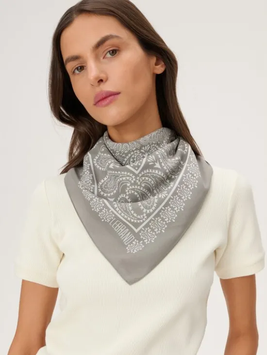 LEBRAND Chusta Bandana Szary