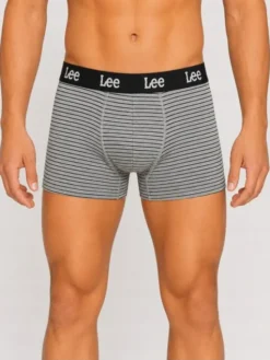 Lee Bokserki Putney 3 Pack Cotton Elastane Trunks Kolorowy
