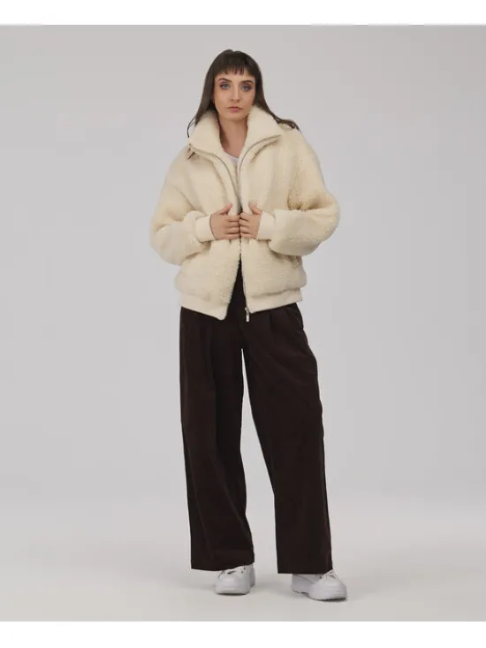 Lee Cooper Kurtka przejściowa MONIKA Beżowy Regular Fit