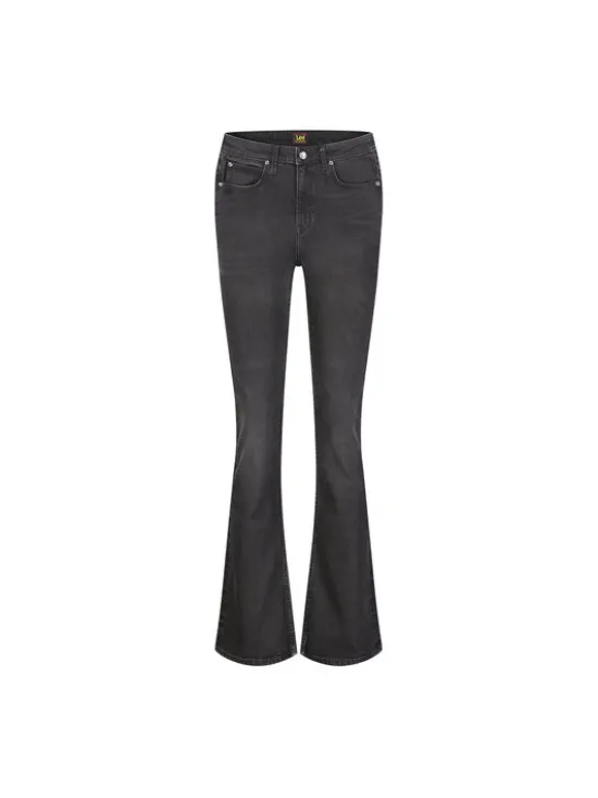 Lee Jeansy BREESE Czarny Bootcut Fit