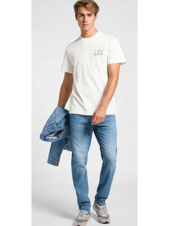 Lee Jeansy Daren Zip Fly Niebieski Regular Fit