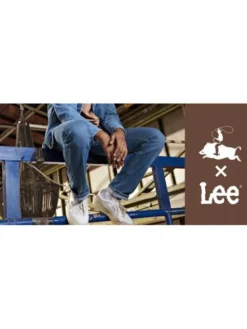 Lee Jeansy Daren Zip Fly Niebieski Regular Fit