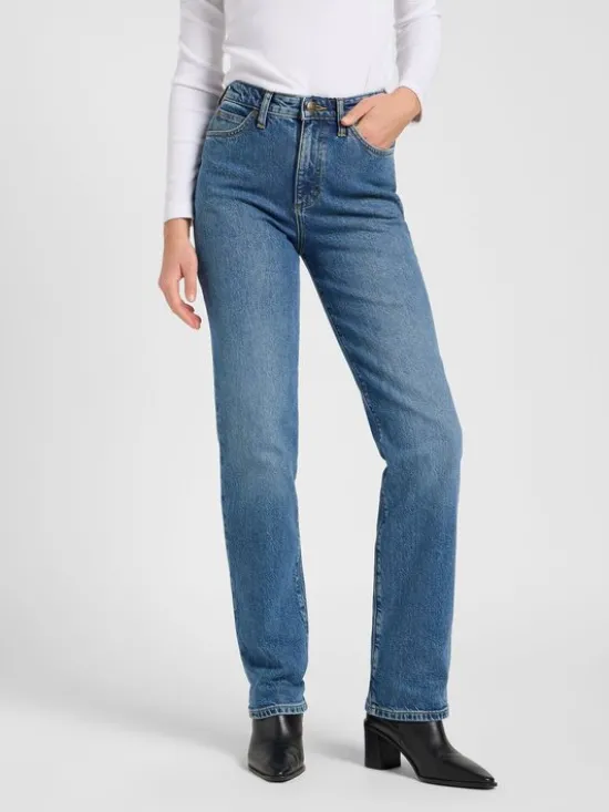 Lee Jeansy JUNE Niebieski Bootcut Fit