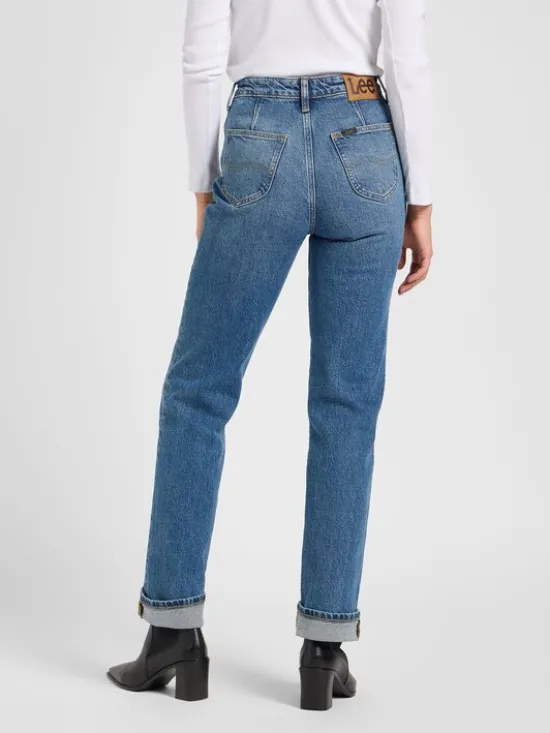 Lee Jeansy JUNE Niebieski Bootcut Fit