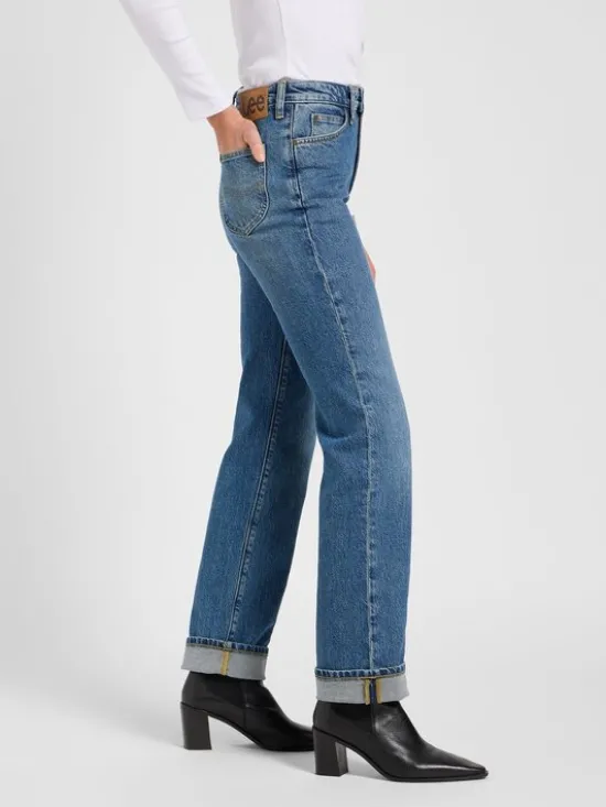Lee Jeansy JUNE Niebieski Bootcut Fit