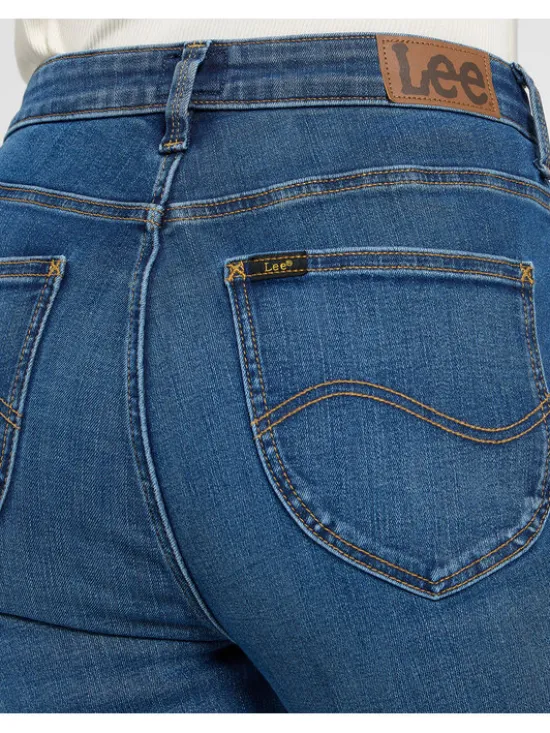 Lee Jeansy 112370942 Niebieski Bootcut Fit