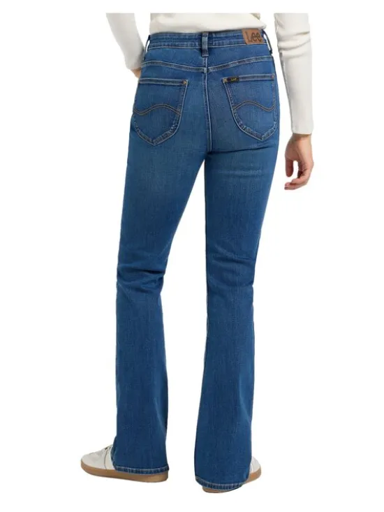 Lee Jeansy 112370942 Niebieski Bootcut Fit